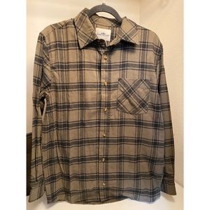 Mens Northeast Brown/Green Flannel